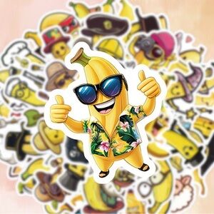 50 Silly Banana Stickers